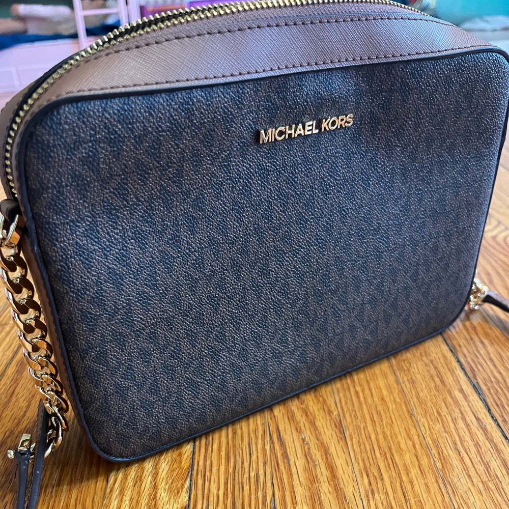 Michael Kors Black and Brown authentic purse